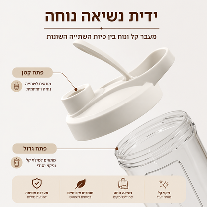 ShakeForce Pro – השייקר החשמלי שמחזיר לך שליטה על כל לגימה